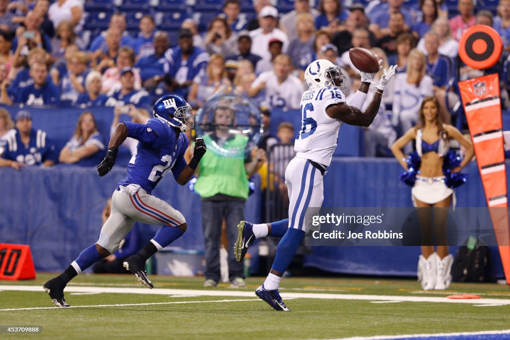 New York Giants v Indianapolis Colts