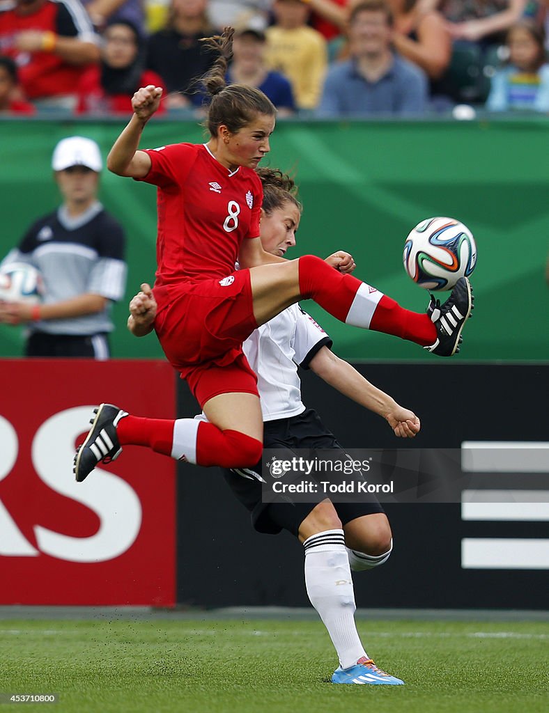 Germany v Canada: Quarter Final - FIFA U-20 Women's World Cup Canada 2014