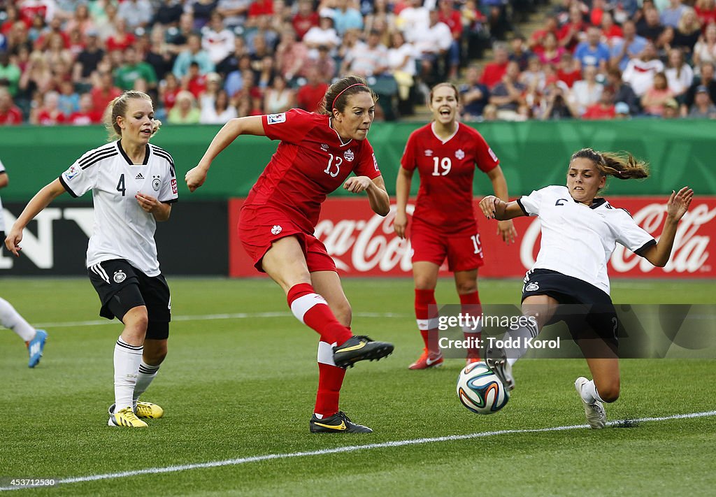 Germany v Canada: Quarter Final - FIFA U-20 Women's World Cup Canada 2014