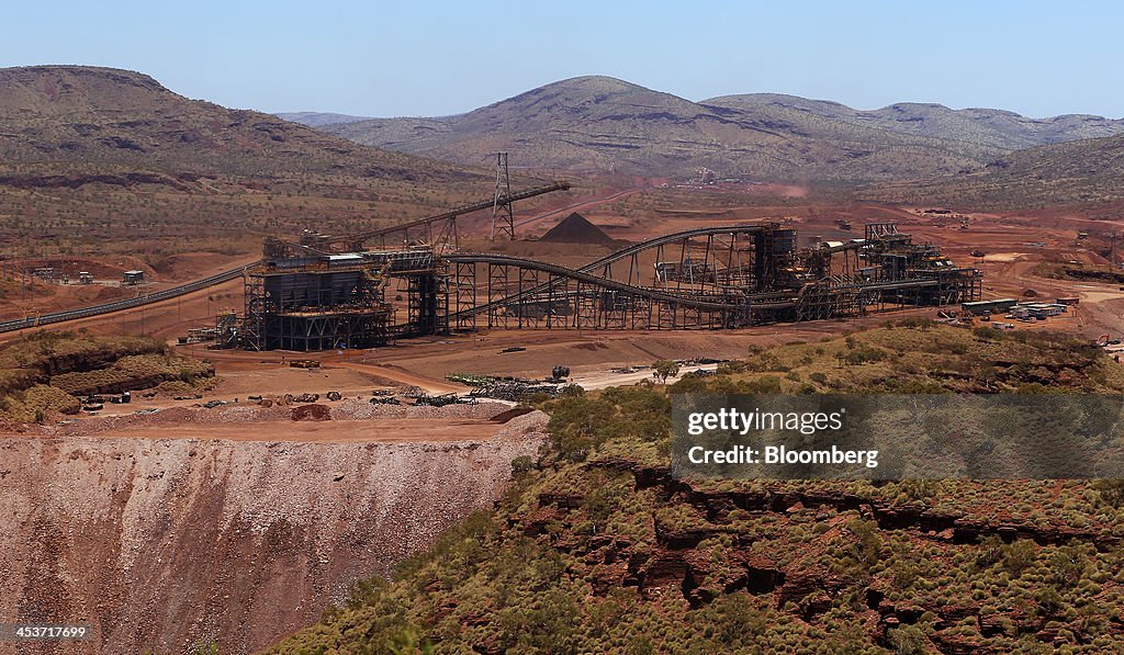 Fmg Operations Map The ore processing facility stands at Fortescue Metals Group Ltd.'s ...