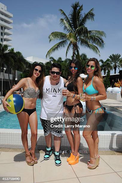 Mack attends Mackapoolooza at Fontainebleau Miami Beach on August 16, 2014 in Miami Beach, Florida.