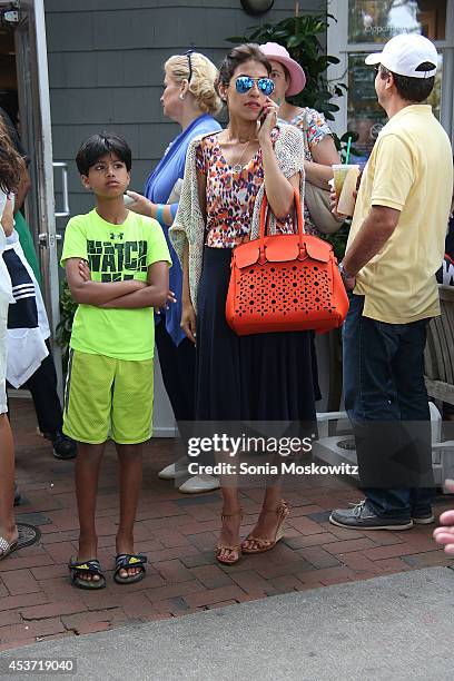 Heba Abedin at Hillary Rodham Clinton book signing of "Hard Choices" at BookHampton on August 16, 2014 in East Hampton, New York.