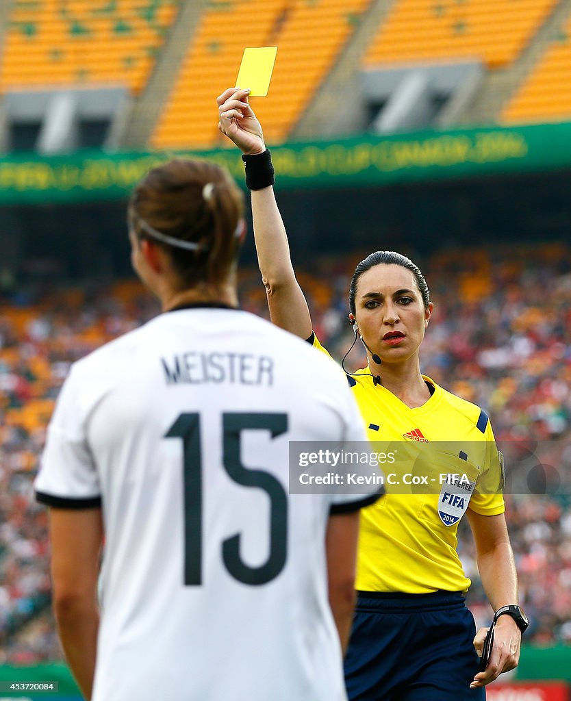 Germany v Canada: Quarter Final - FIFA U-20 Women's World Cup Canada 2014