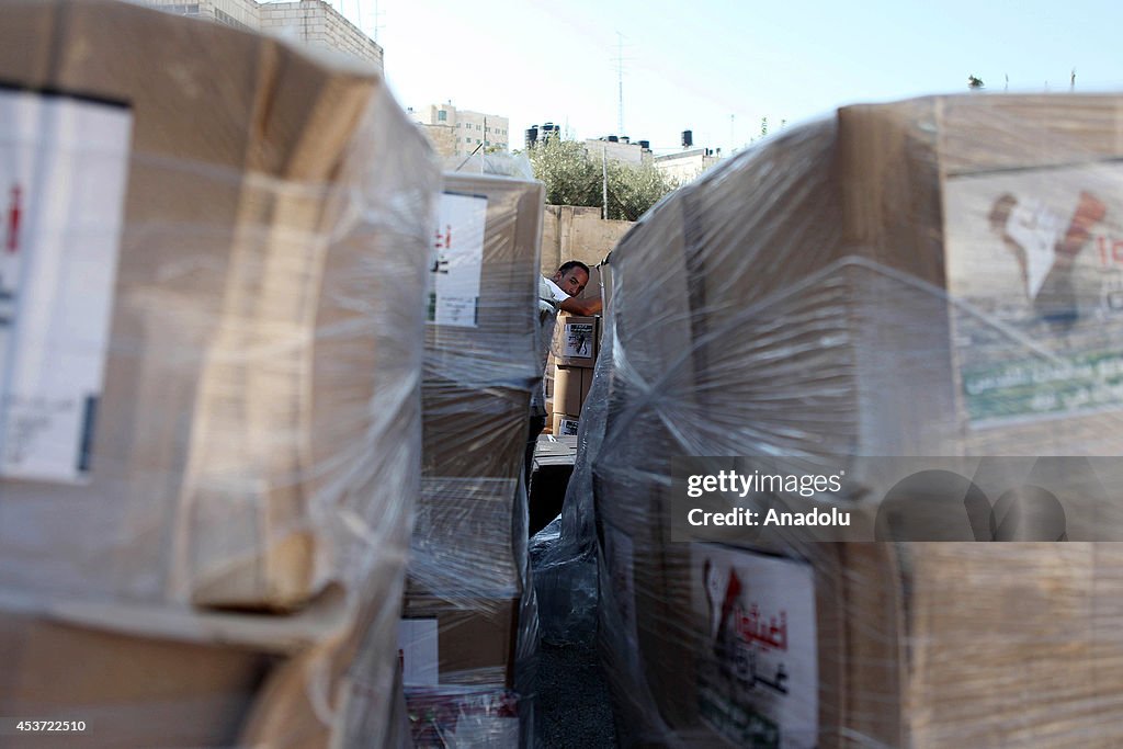 Ramallah send humanitarian aid to Gaza