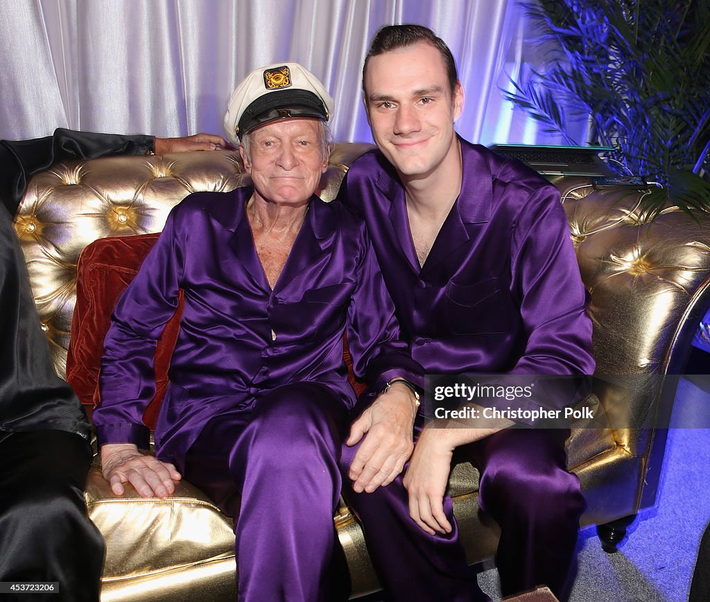 Hugh Hefner Hosts Annual Midsummer Night's Dream Party At The Playboy Mansion