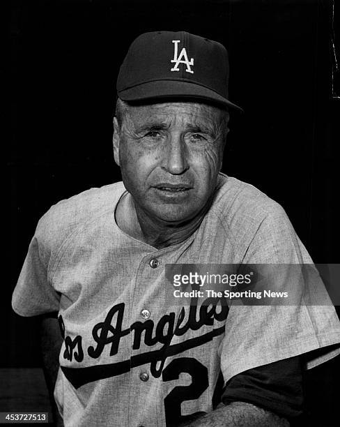 Los Angeles Manager Walter "Smokey" Alston of the Los Angeles Dodgers circa 1966 in Los Angeles, California.