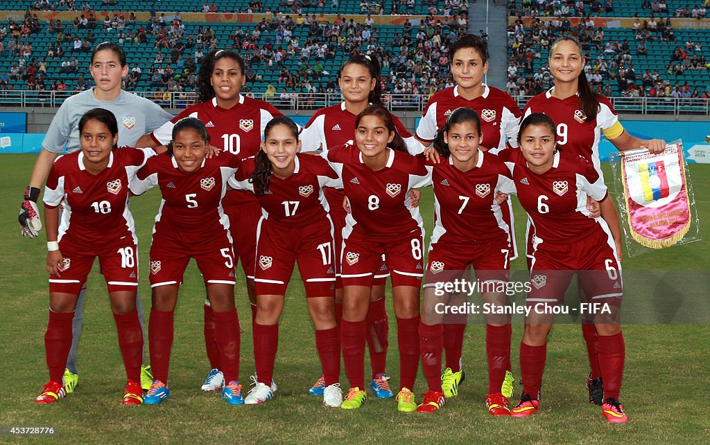 Venezuela v Slovakia - FIFA: Girls Summer Youth Olympic Football Tournament Nanjing 2014