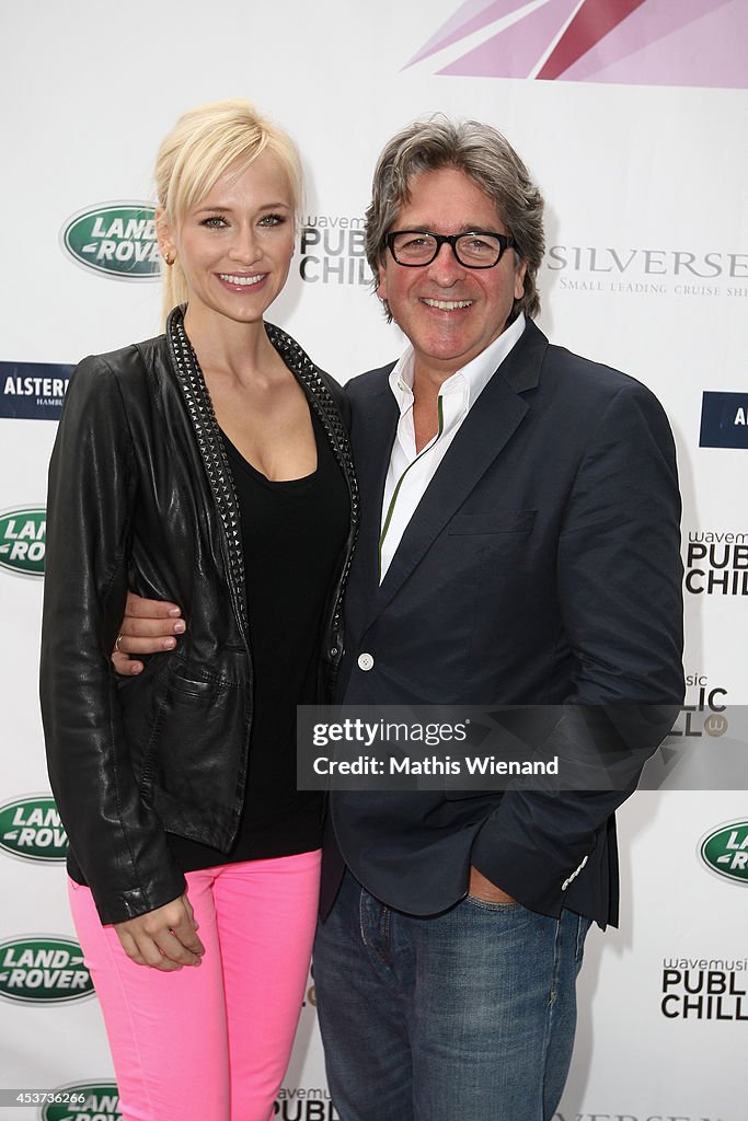 Lisa Loch and Michael van Droffelaar attend the Land Rover Public ...
