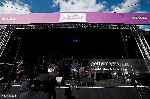 Nothing But Thieves performing on Sony's Xperia Access acoustic stage in the Virgin Media Louder Lounge. Unseen footage of Nothing But Thieves...