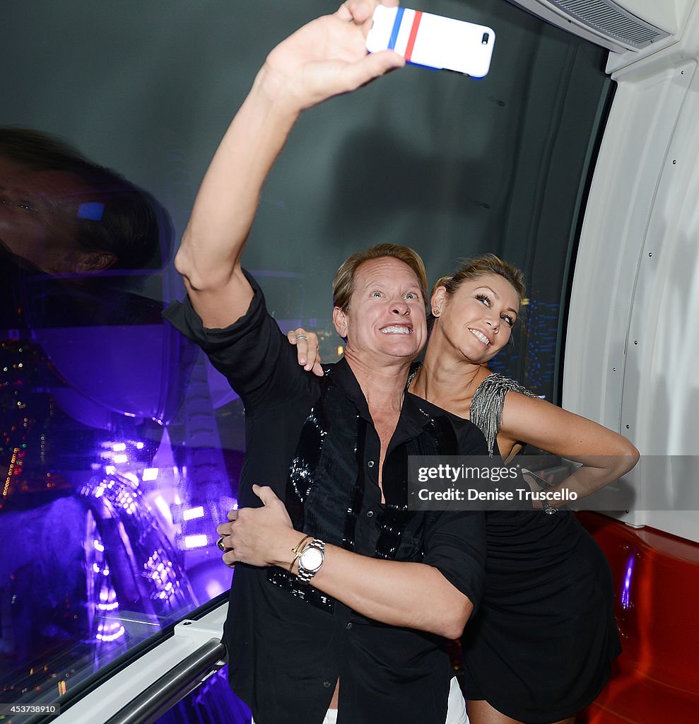 Kim Johnson and Carson Kressley Ride The High Roller At The Linq