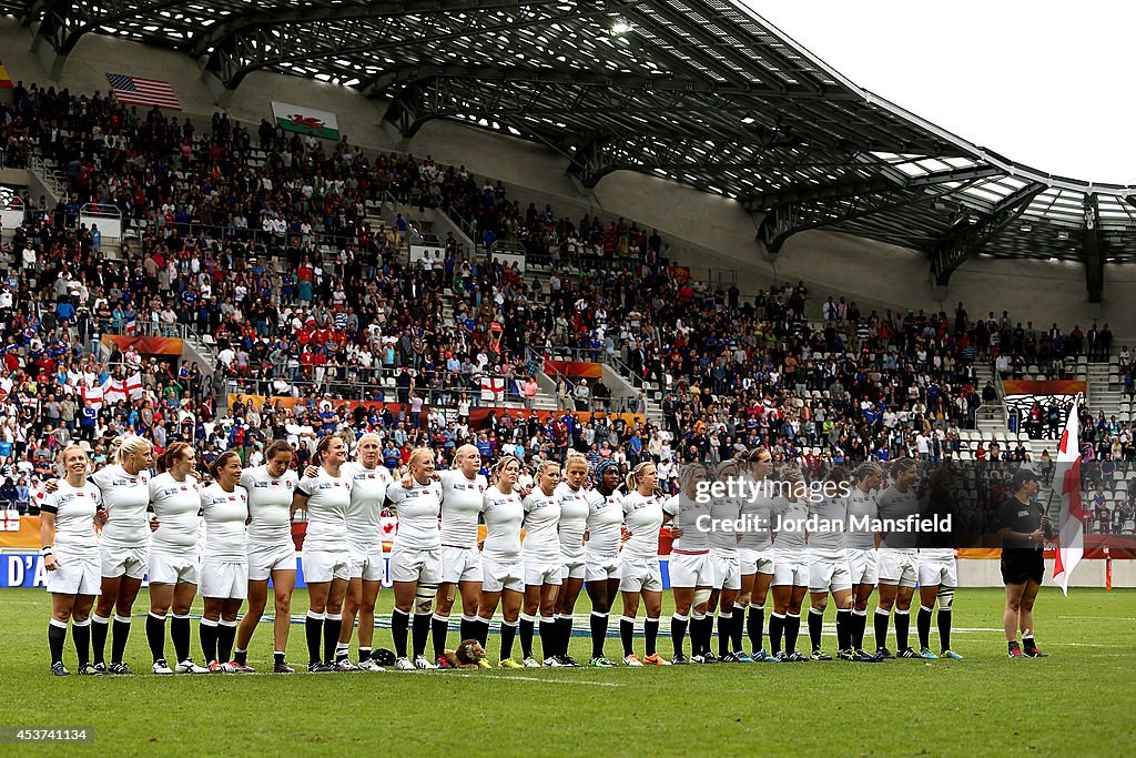 England v Canada - Final IRB Women's Rugby World Cup 2014