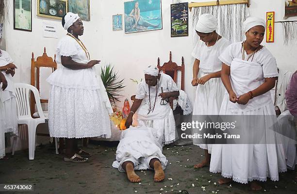 Candom Using Image Candomble Practitioners Hold Ceremony In Bahia Photos and Premium High ...