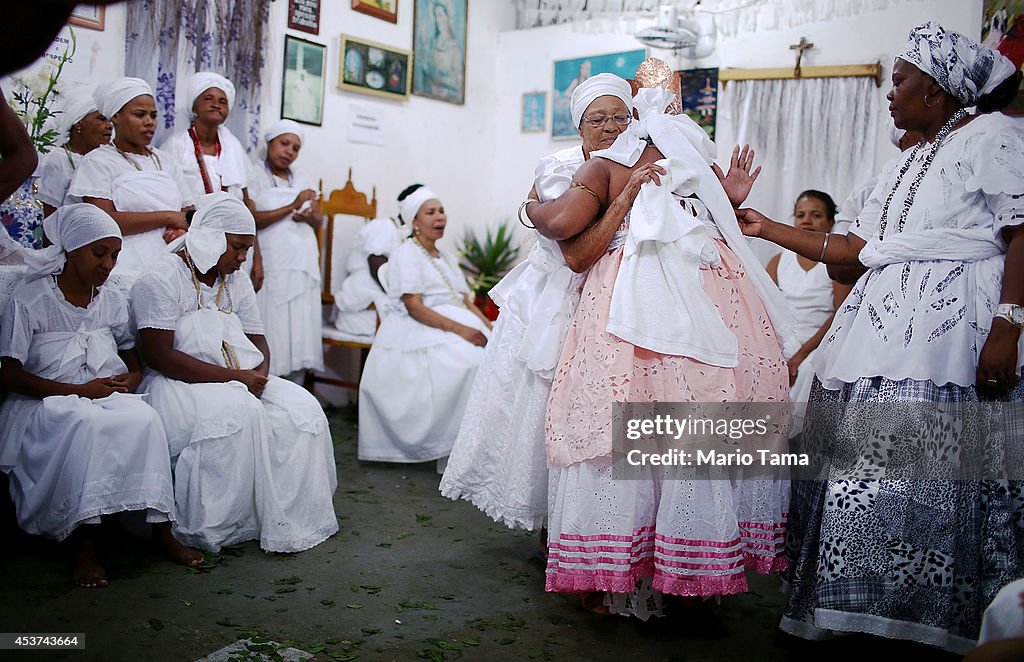 Candomble Practitioners Hold Ceremony In Bahia