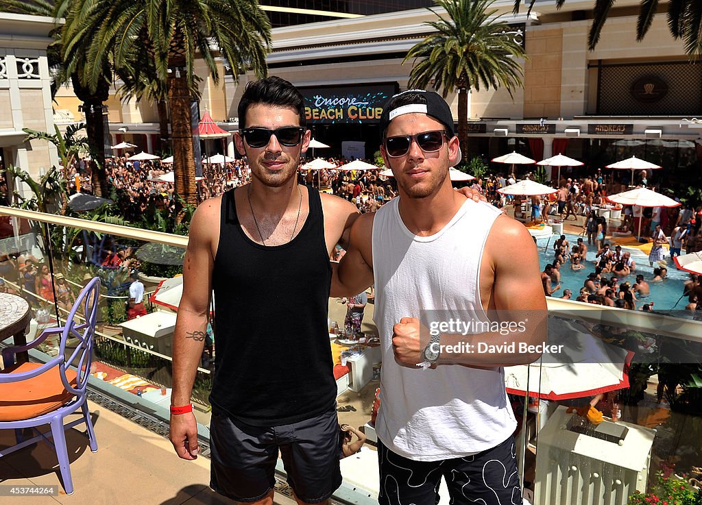 Joe Jonas' Birthday Party At Encore Beach Club, Wynn Las Vegas