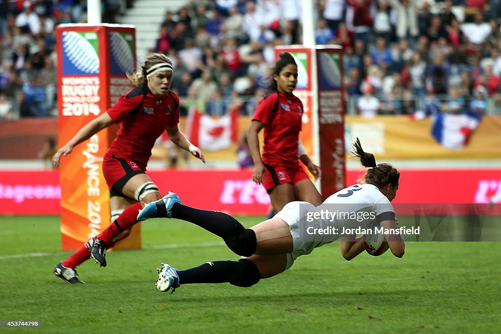 England v Canada - Final IRB Women's Rugby World Cup 2014