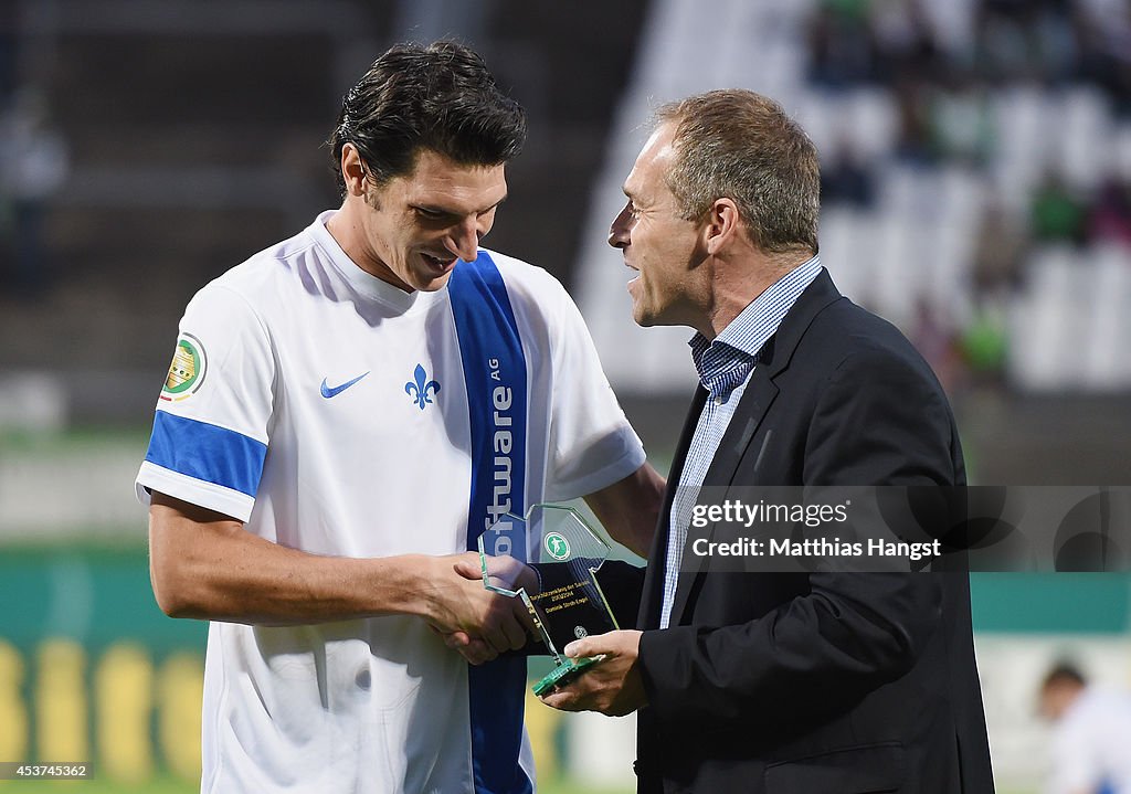 Darmstadt 98 v VfL Wolfsburg - DFB Cup