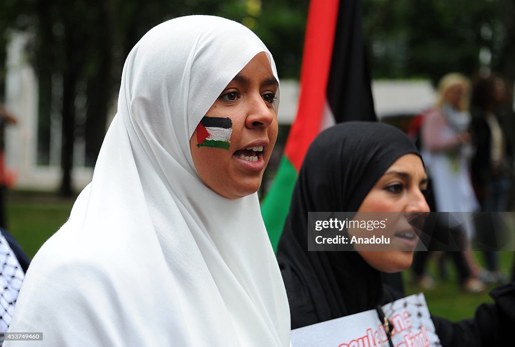 Gaza protest in Brussels