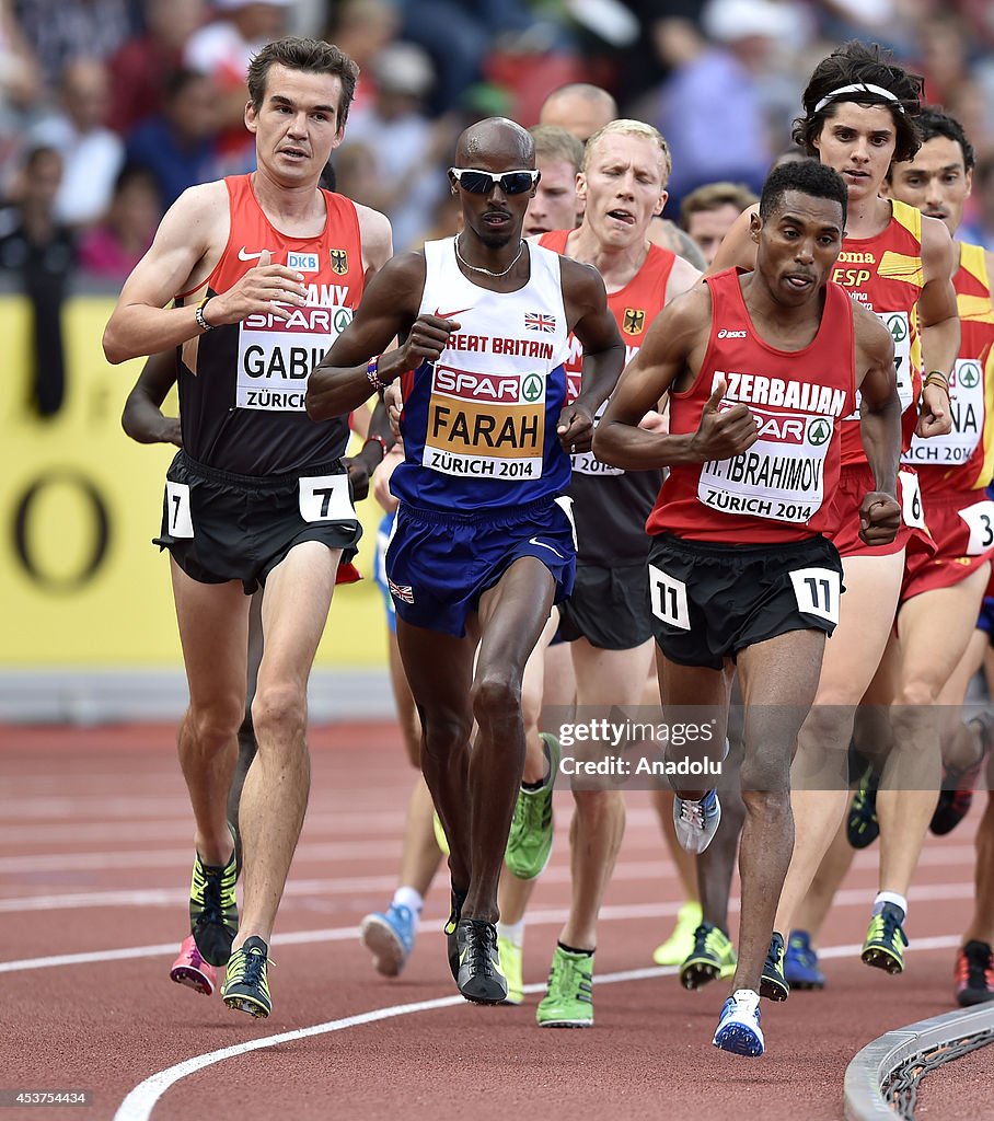 Men's 5000m final at the 22nd European Athletics Championships