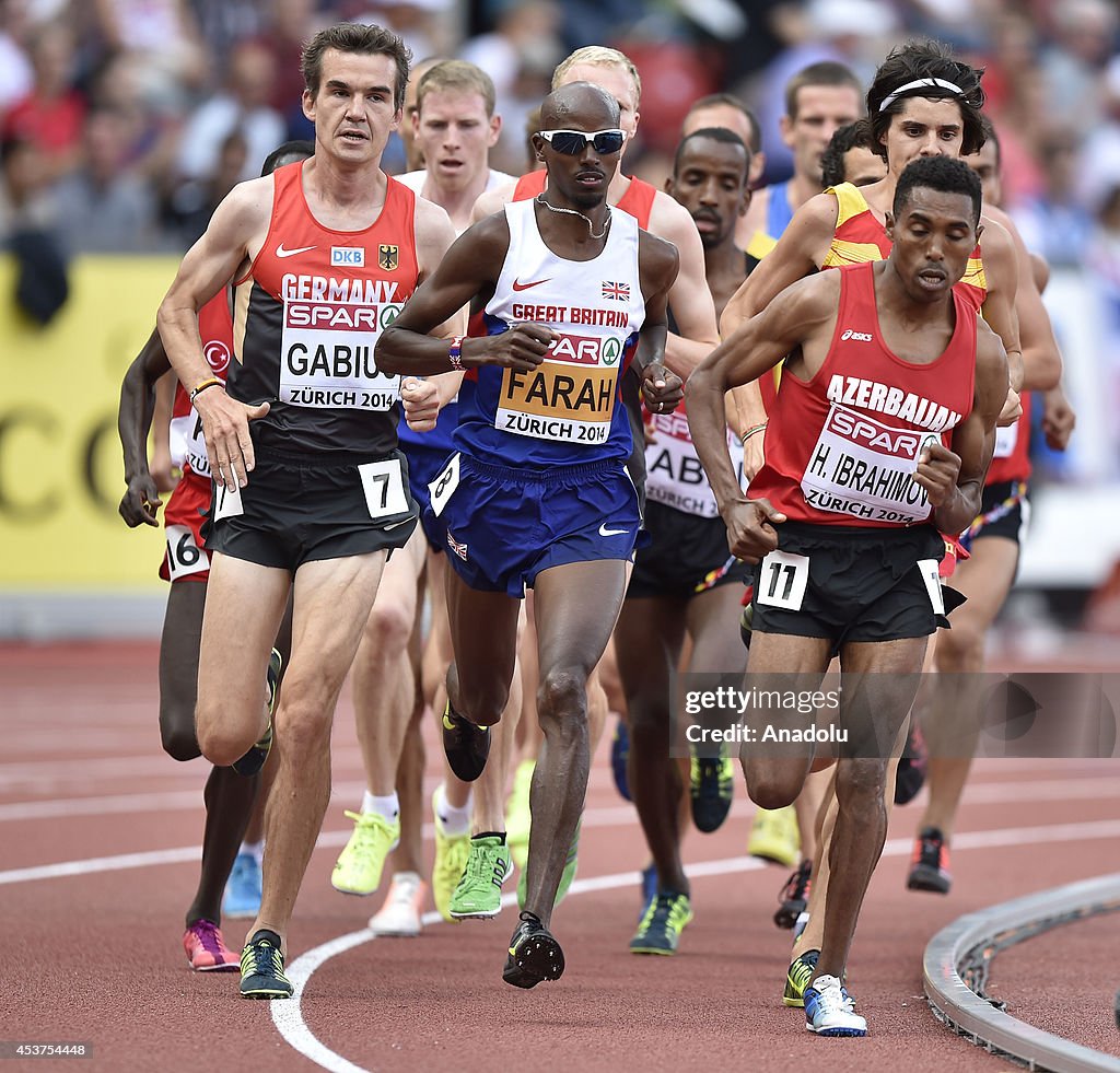 Men's 5000m final at the 22nd European Athletics Championships