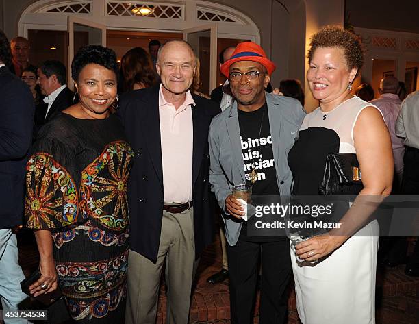 Vice President, Global Inclusion MTV Networks Marva Smalls, Ray Kelly, Spike Lee and CEO of BET Debra Lee attend Apollo in the Hamptons at The Creeks...