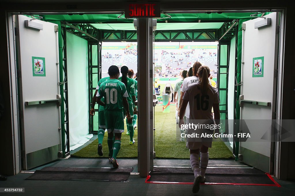 Nigeria v New Zealand: Quarter Final - FIFA U-20 Women's World Cup Canada 2014