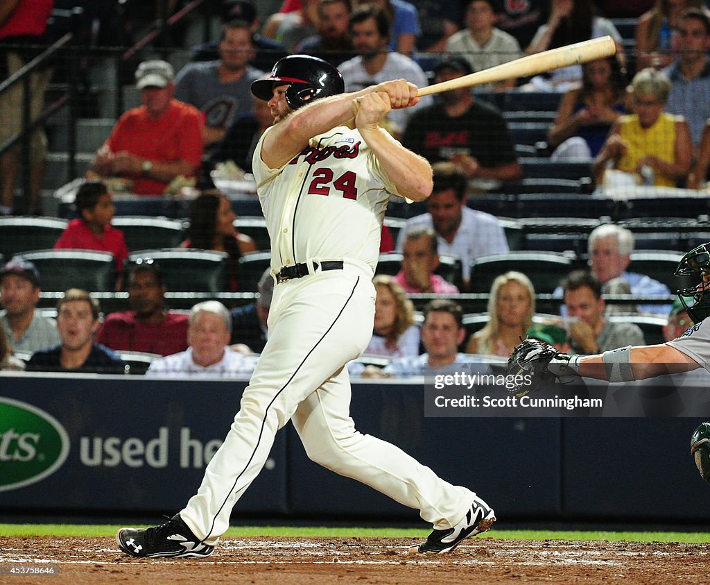 Oakland Athletics v Atlanta Braves