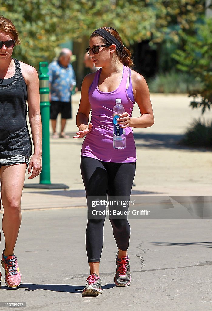 Celebrity Sightings In Los Angeles - August 17, 2014