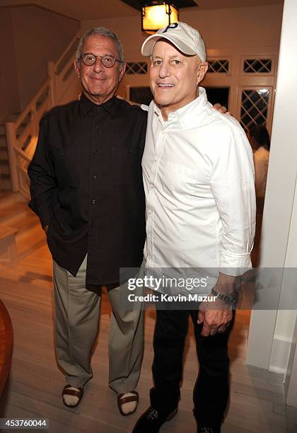 Ron Meyer and Ron Perelman attend Apollo in the Hamptons at The Creeks on August 16, 2014 in East Hampton, New York.