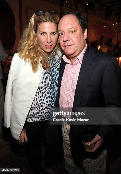 Margo MacNabb Nederlander and James Nederlander Jr. Attend Apollo in the Hamptons at The Creeks on August 16, 2014 in East Hampton, New York.