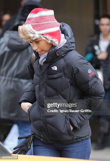 Camila Alves is seen on February 12, 2012 in New York City.