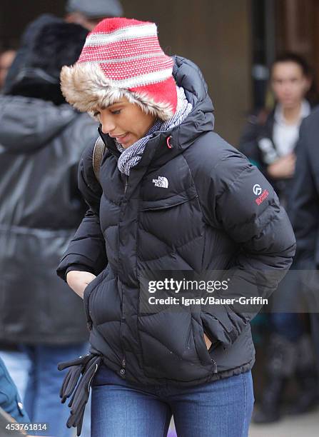 Camila Alves is seen on February 12, 2012 in New York City.