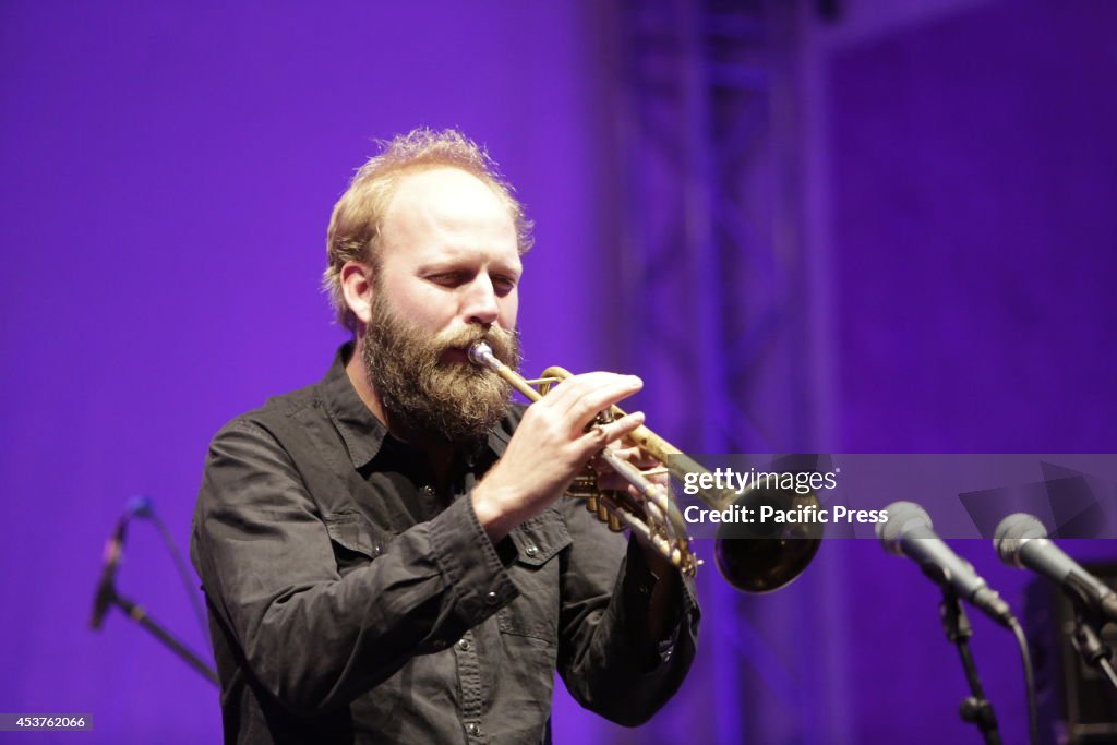 Trumpet player Mathias Eick of the Mathias Eick Quintet is...