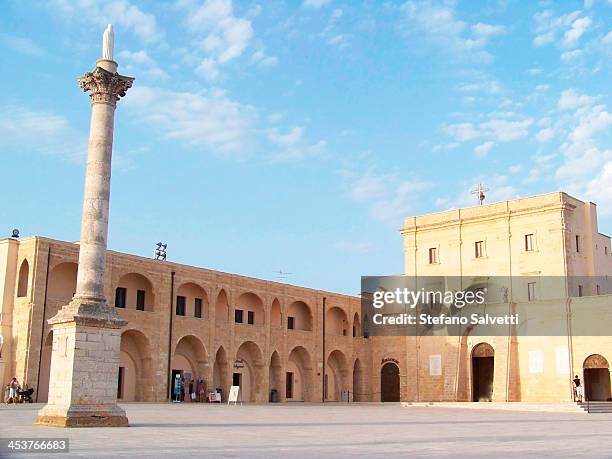 Santa Maria Di Leuca View Of Sanctuary, Foto de stock