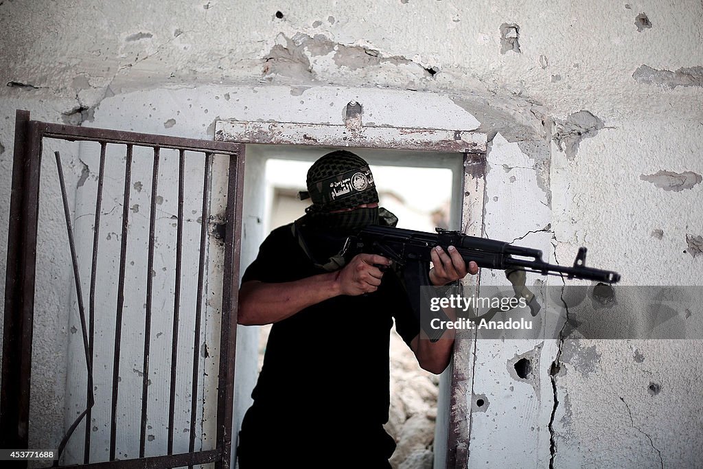 Emplacements and Tunnels of Izz ad-Din al-Qassam Brigades in Gaza's Shujaya