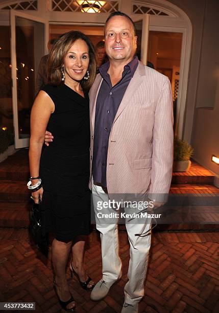 Rosanna Scotto and Louis Ruggiero attend Apollo in the Hamptons at The Creeks on August 16, 2014 in East Hampton, New York.