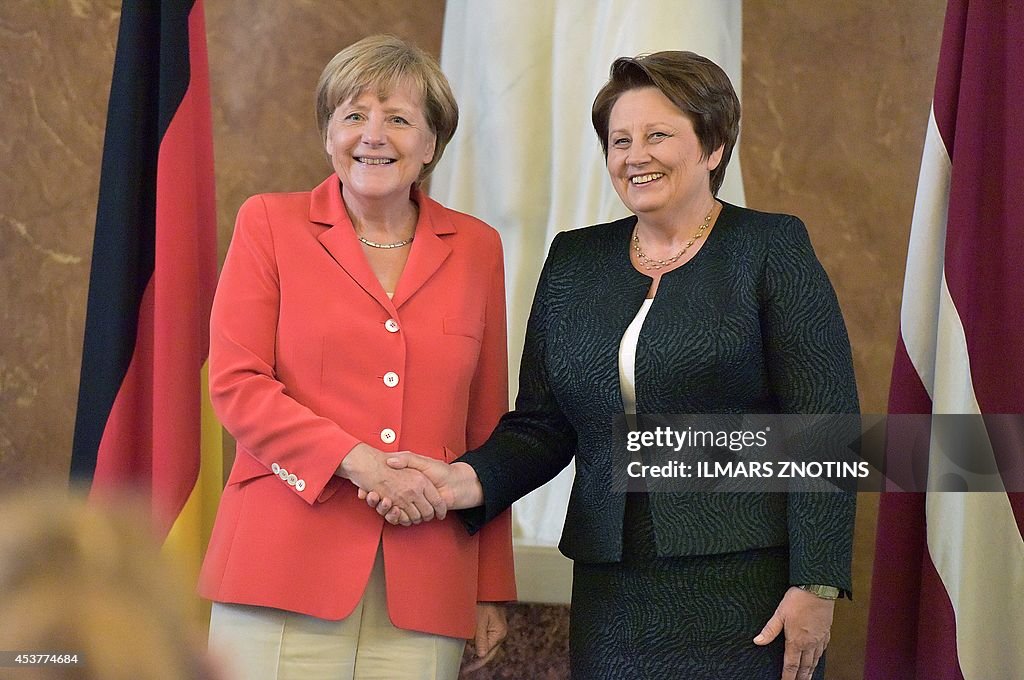 LATVIA-GERMANY-DIPLOMACY