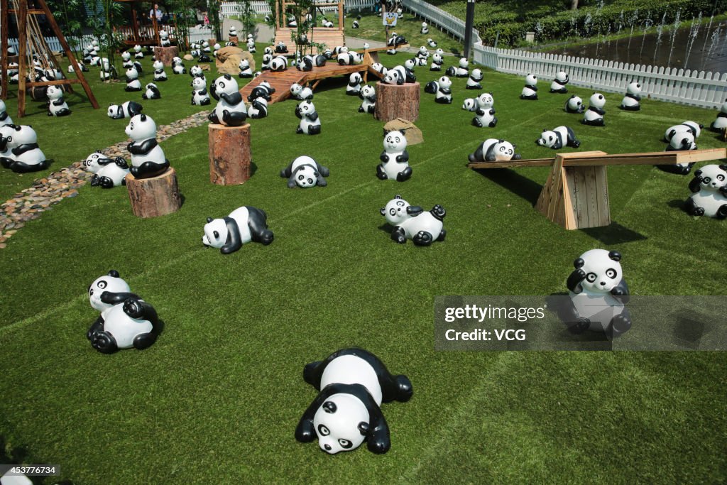 300 Pandas Models Exhibit In Beijing