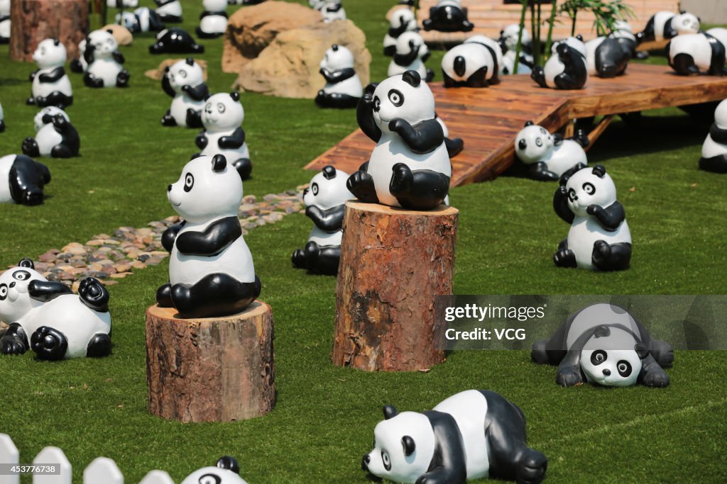 300 Pandas Models Exhibit In Beijing