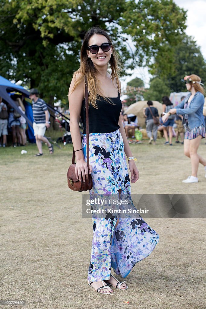 Street Style at The Wilderness Festival 2014 - August 07 To August 10, 2014