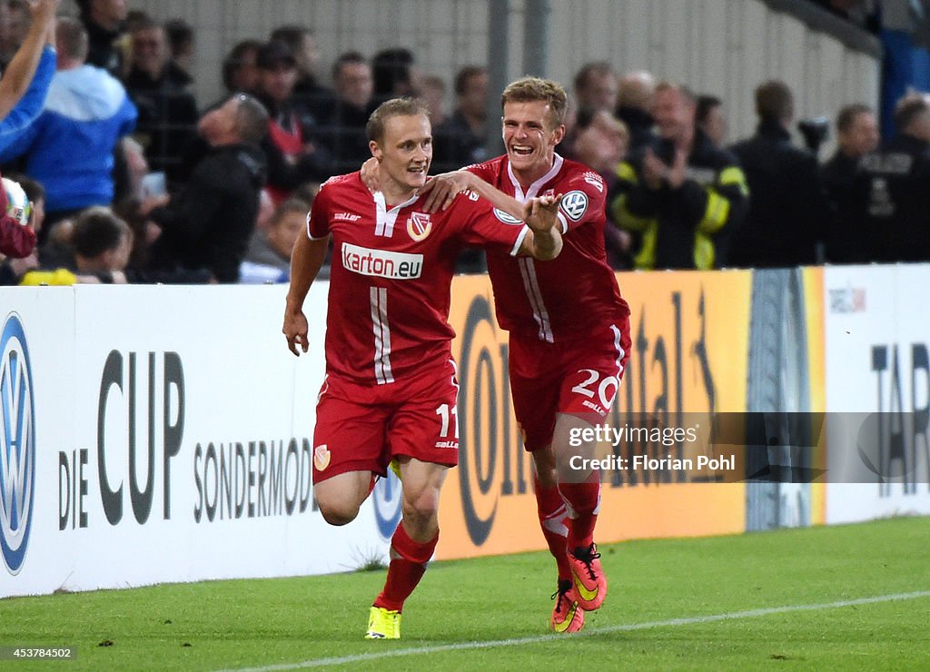 Energie Cottbus v Hamburger SV  DFB Cup.