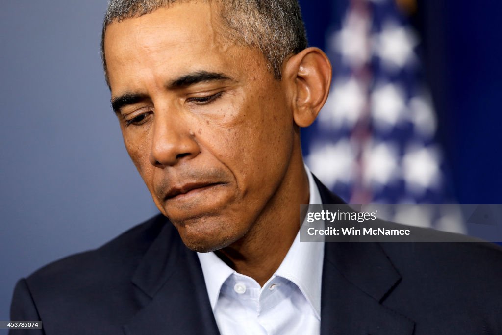 President Obama Delivers Statement At The White House