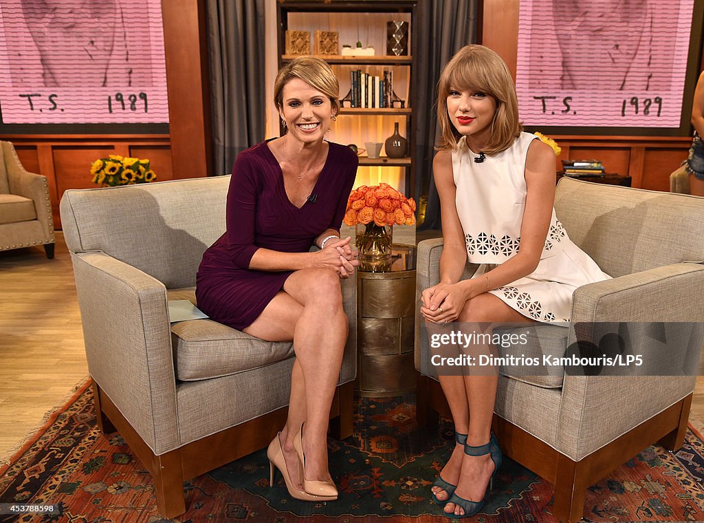 Yahoo Taping With Taylor Swift