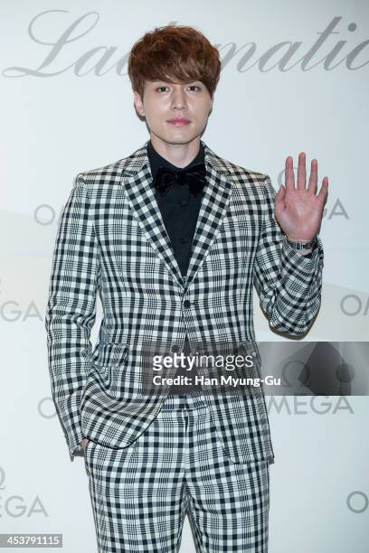 South Korean actor Lee Dong-Wook attends Omega "Ladymatic" Launch Party at Shilla Hotel on December 5, 2013 in Seoul, South Korea.