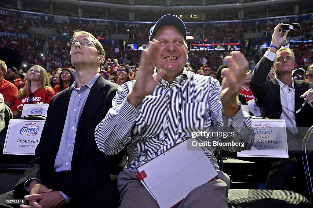 New LA Clippers Owner Steve Ballmer News Conference