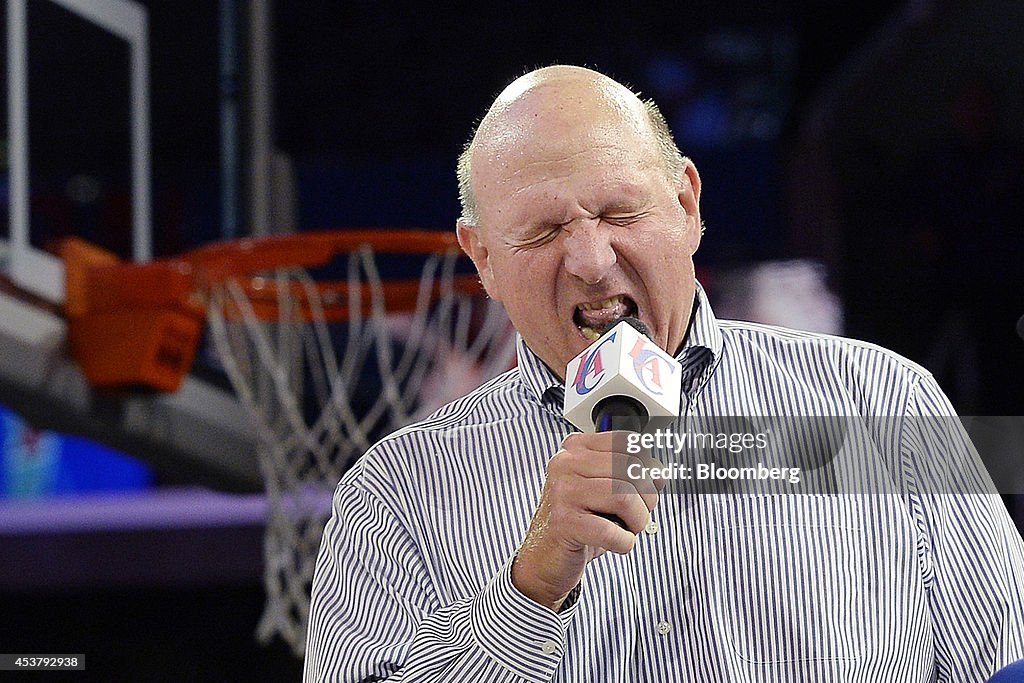 New LA Clippers Owner Steve Ballmer News Conference