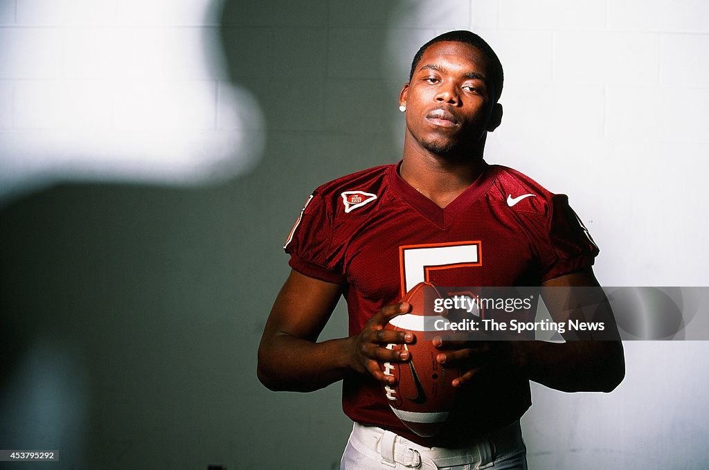 Marcus Vick Of The Virginia Tech Hokies Poses For A Portrait On News marcus-vick-of-the-virginia-tech-hokies-poses-for-a-portrait-on-news