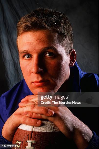 Tim Couch of the Kentucky Wildcats poses for a photo on March 23, 1998.