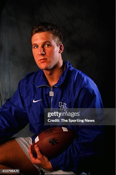 Tim Couch of the Kentucky Wildcats poses for a photo on March 23, 1998.