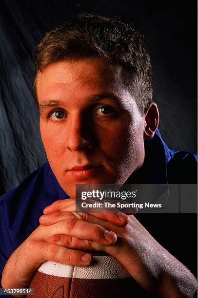 Tim Couch of the Kentucky Wildcats poses for a photo on March 23, 1998.