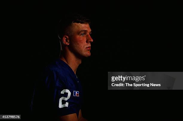 Tim Couch of the Kentucky Wildcats poses for a photo on August 13, 1996.
